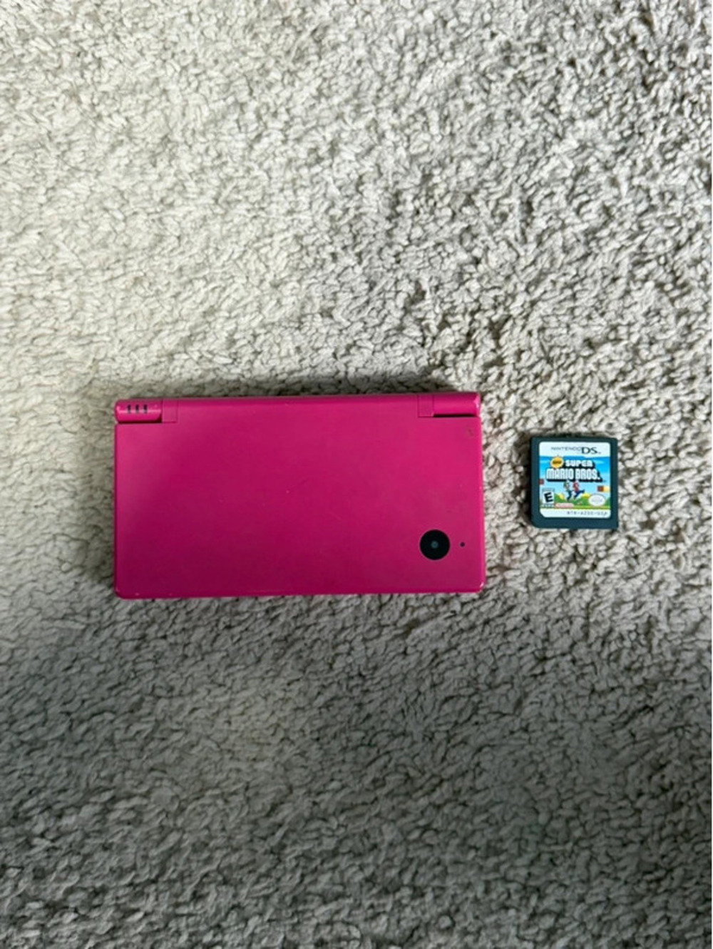 nintendo ds with mario